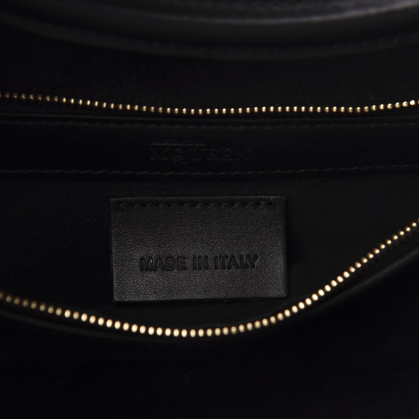 Calfskin Heroine Studded Clutch Black