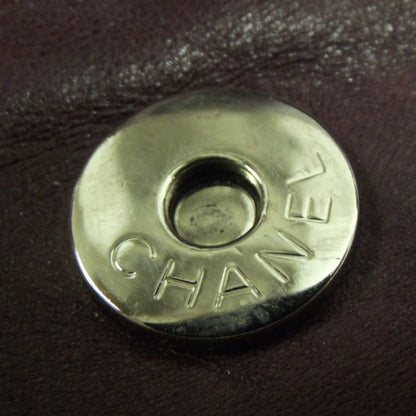 Chanel Leather Lax East West Flap Purple 11 of 11