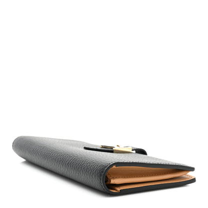 Louis Vuitton Taurillon LV Vertical Capucines Wallet Black Arizona 3 of 9