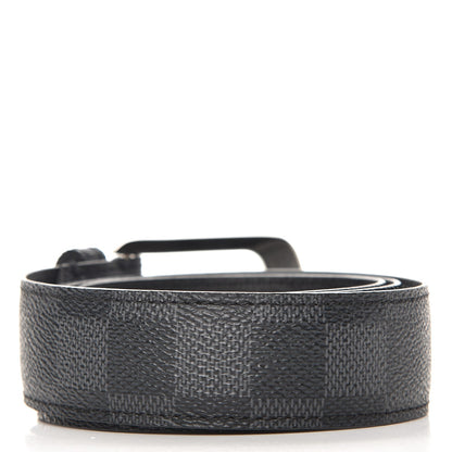Louis Vuitton Damier Graphite Ellipse Belt 85 34 3 of 7