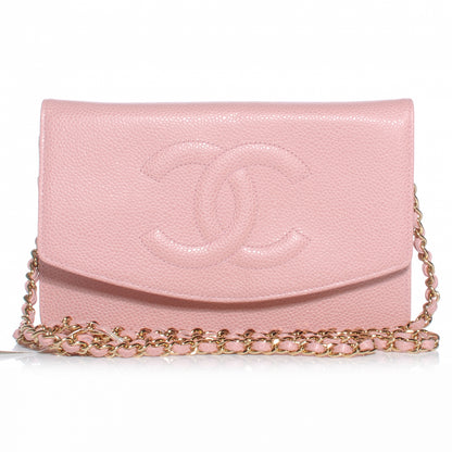 Chanel Caviar Wallet on Chain WOC Pink 1 of 8