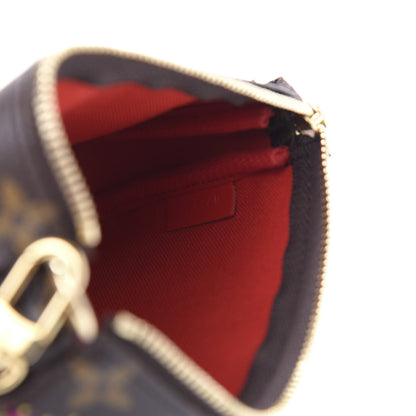 Louis Vuitton Monogram 2020 Christmas Animation Bumper Cars Mini Pochette Accessories Coquelicot 5 of 9