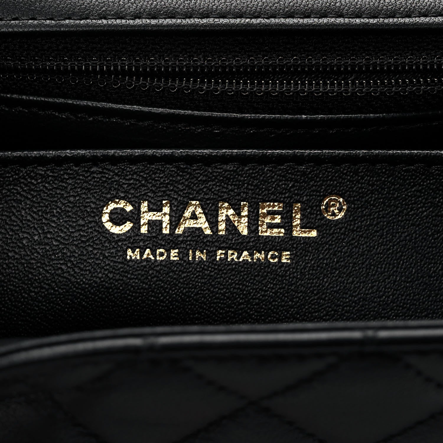Chanel Lambskin Quilted Mini Rectangular Flap Black 6 of 9