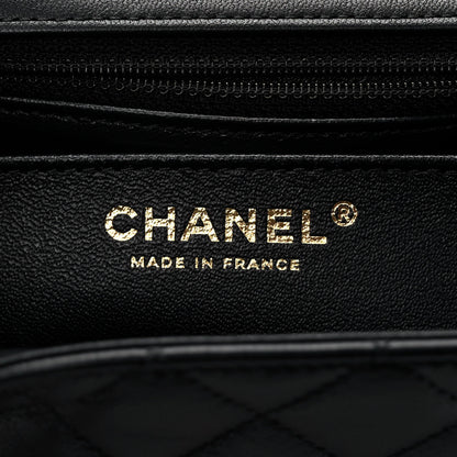 Chanel Lambskin Quilted Mini Rectangular Flap Black 6 of 9