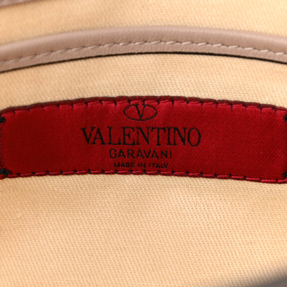 Valentino Garavani Vitello Medium Rockstud Flip Lock Crossbody Bag Poudre 6 of 9