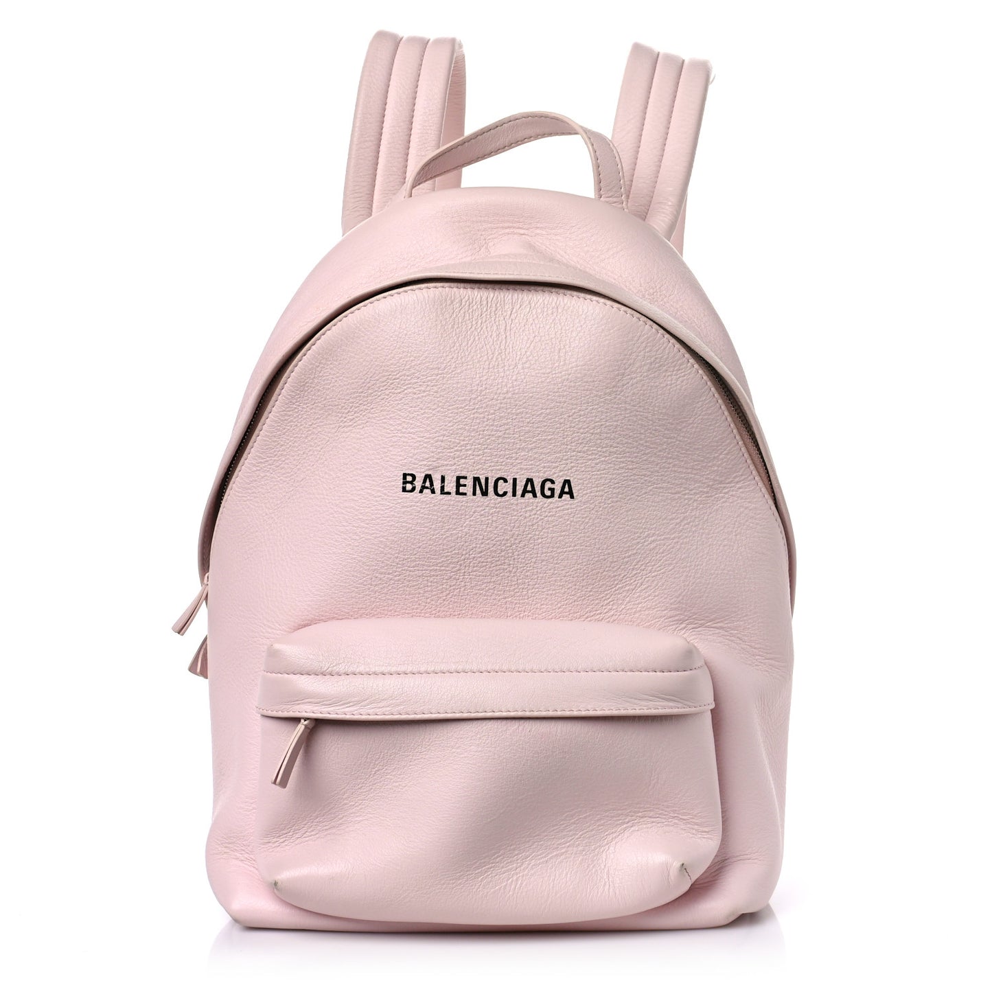 Smooth Calfskin Logo Small Everyday Backpack Light Rose Black