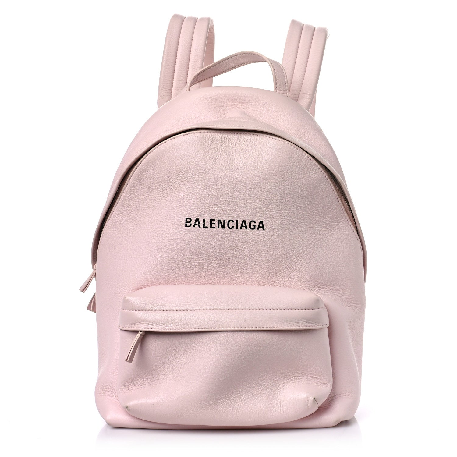 Balenciaga Smooth Calfskin Logo Small Everyday Backpack Light Rose Black 1 of 10