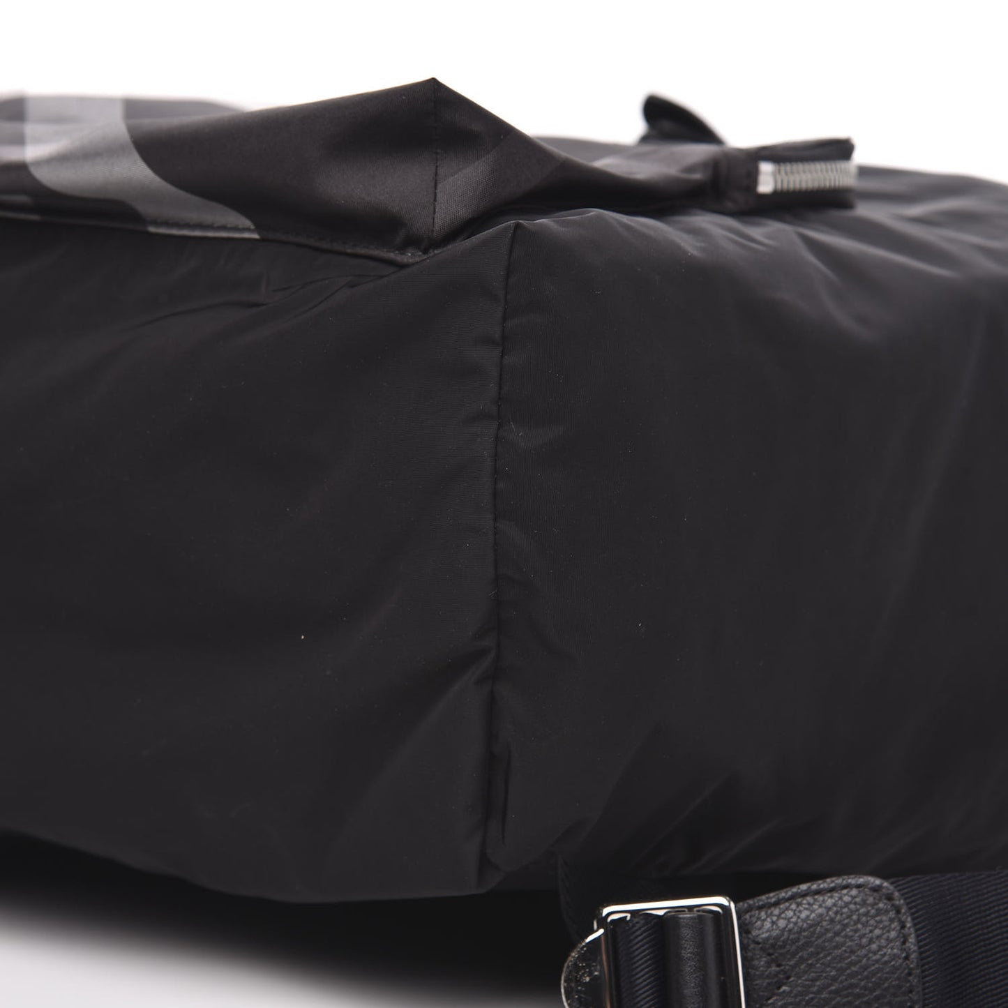 Nylon Solid to Check Backpack Black