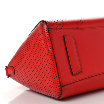 Givenchy Lambskin Perforated Small Antigona Pop Red 7 of 14