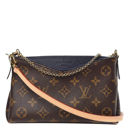 Louis Vuitton Monogram Pallas Clutch Blue Marine 1 of 11