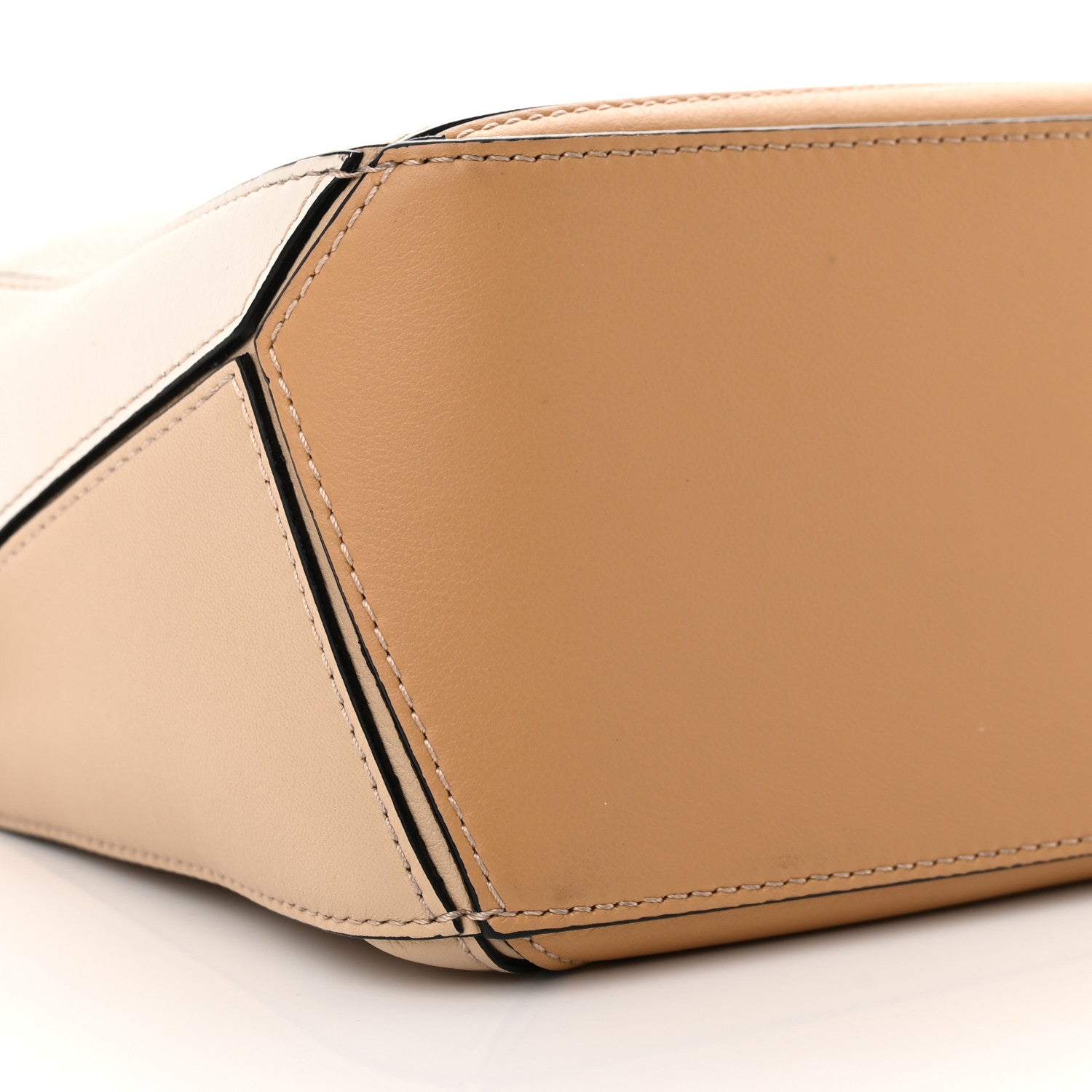 Loewe Calfskin Small Puzzle Bag Dusty Beige Soft White 8 of 10