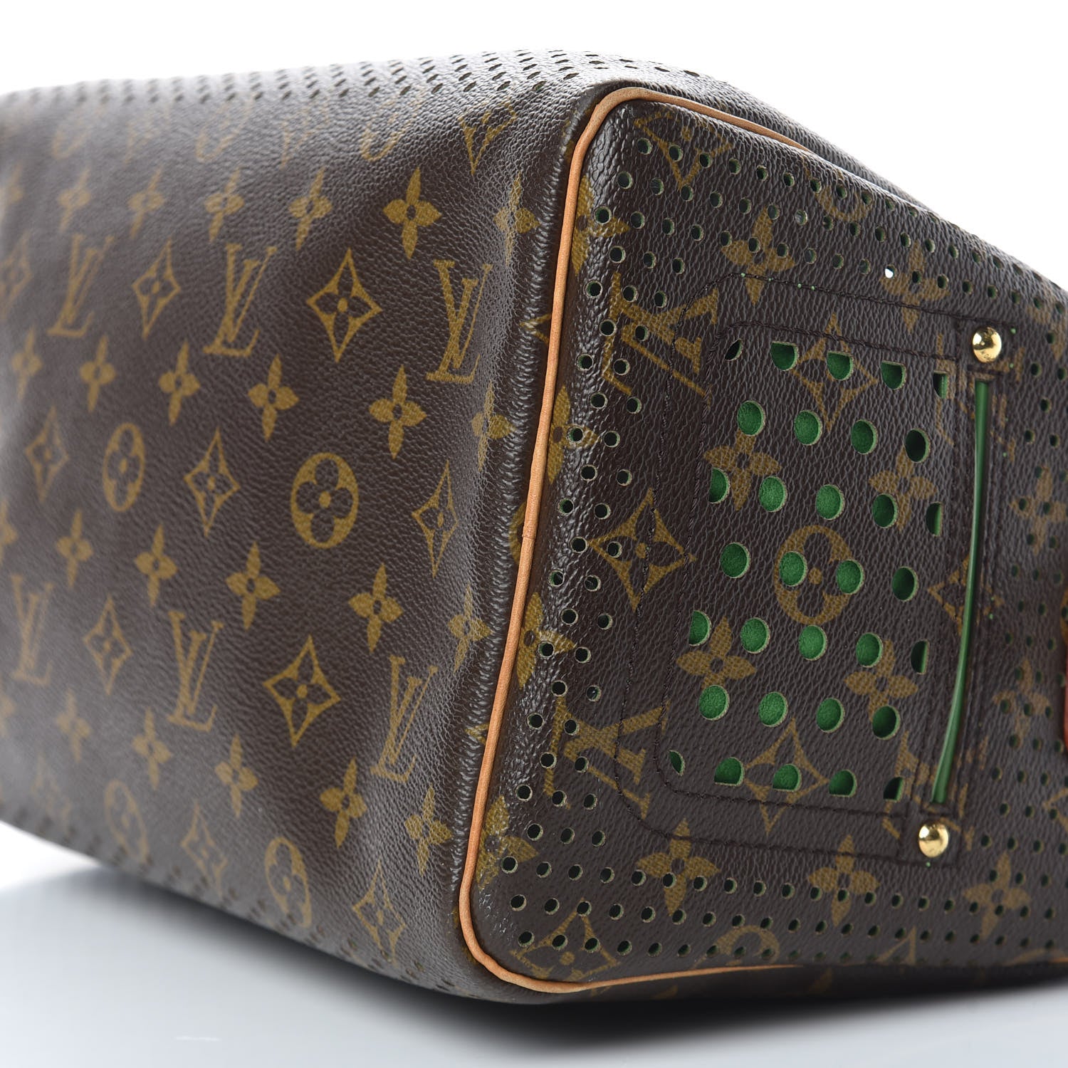 Louis Vuitton Monogram Perforated Speedy 30 Green 6 of 18