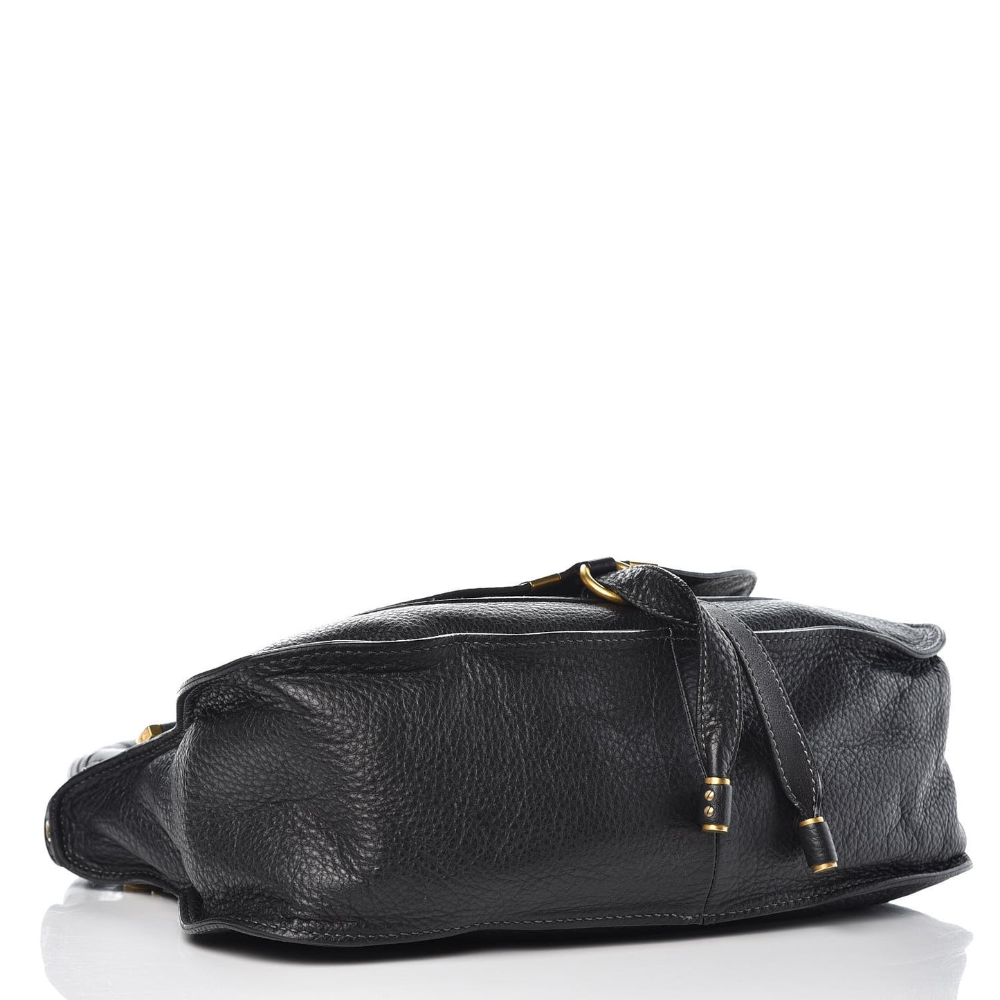 Calfskin Medium Marcie Satchel Black