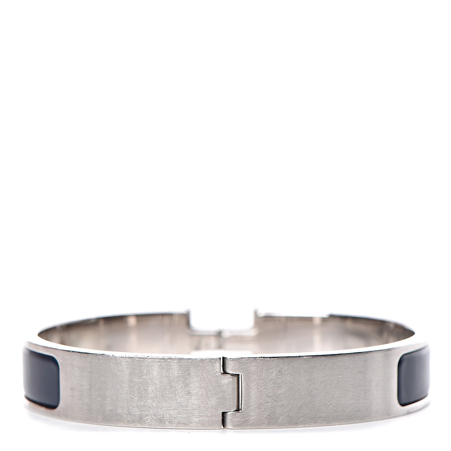 Matte Enamel Narrow Clic Clac HH Bracelet GM Bleu Nuit