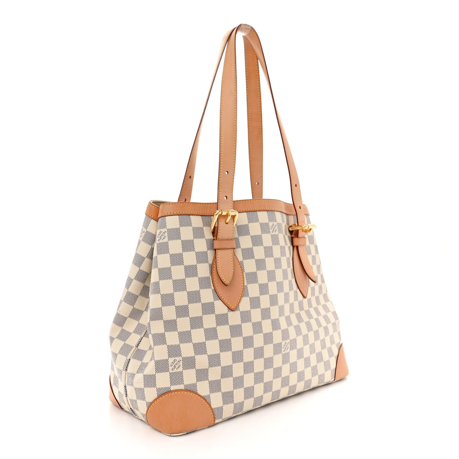 Louis Vuitton Damier Azur Hampstead MM 3 of 13