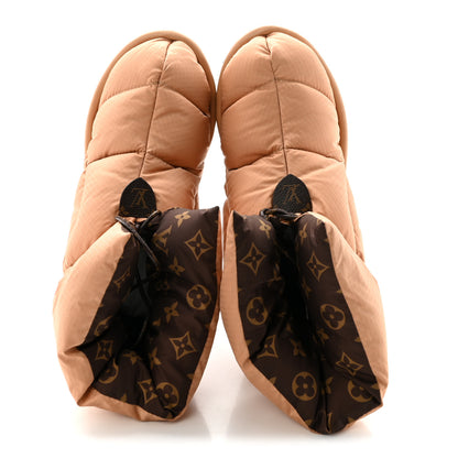Louis Vuitton Nylon Monogram Pillow Comfort Ankle Boot 38 Beige 2 of 8