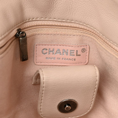 Chanel Calfskin Quilted Couture Messenger Light Pink 6 of 12