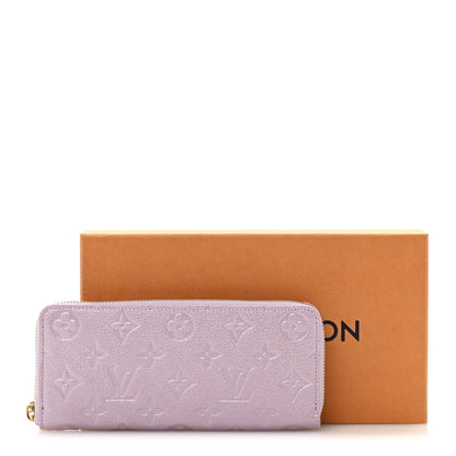 Louis Vuitton Metallic Empreinte Clemence Wallet Pearly Lilac 9 of 9