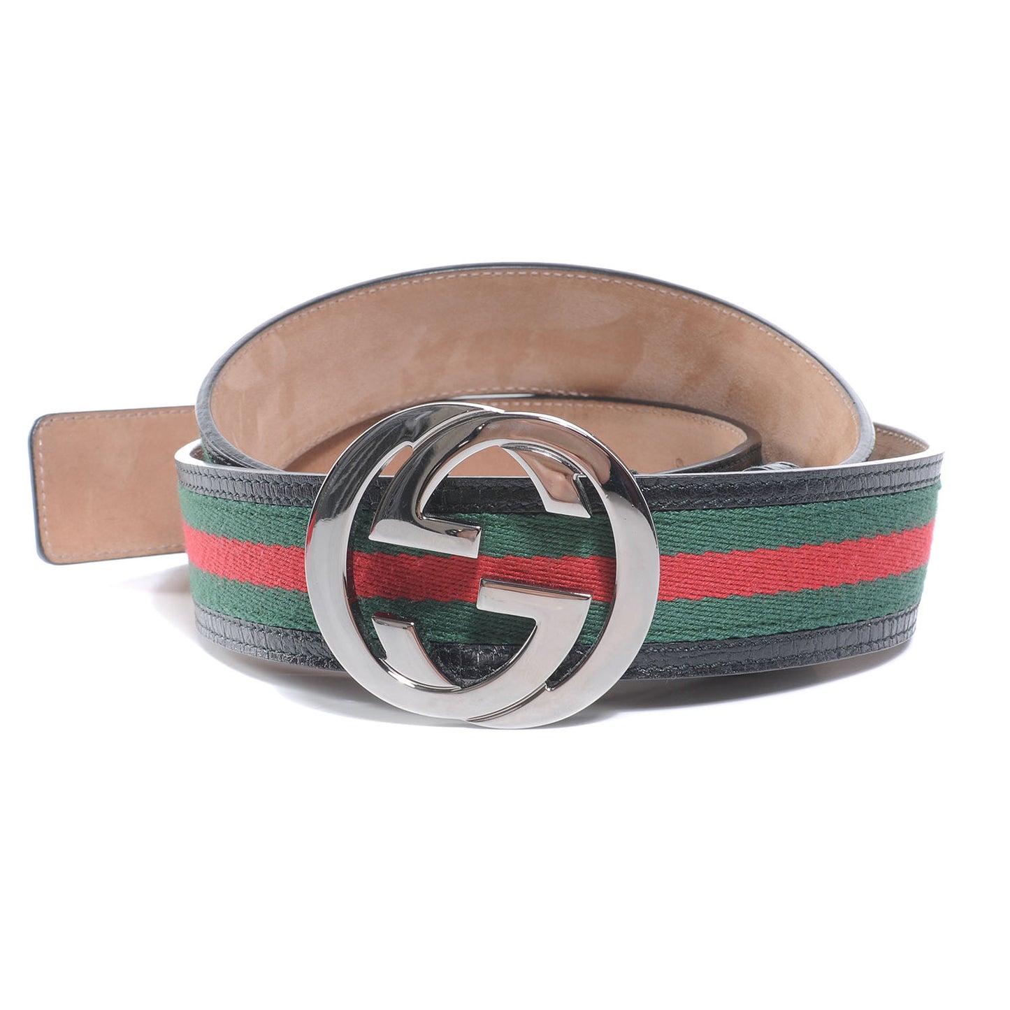 Leather Web Belt 120 48 Black