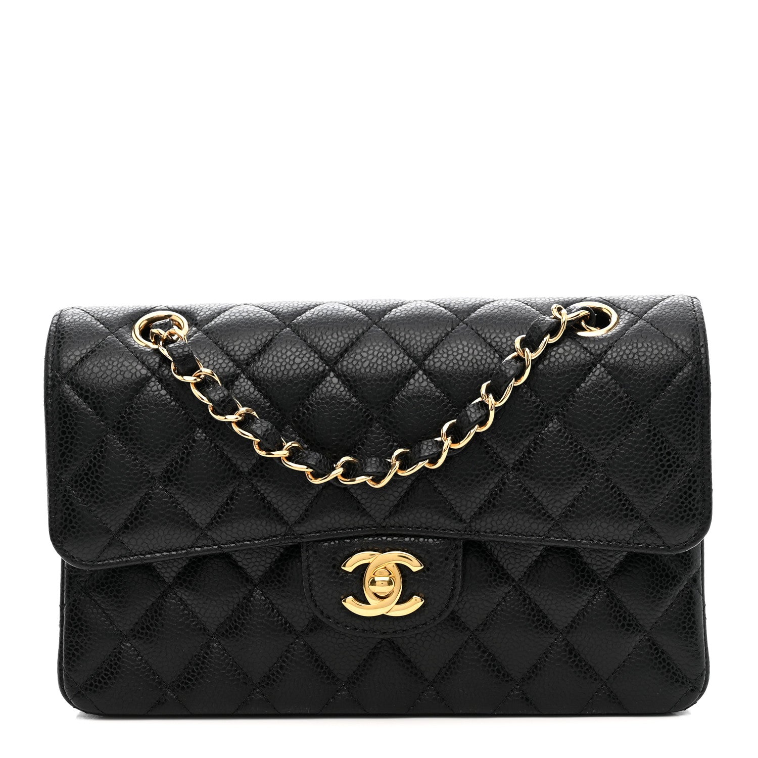 Chanel Caviar Quilted Small Double Flap Black 1 of 11