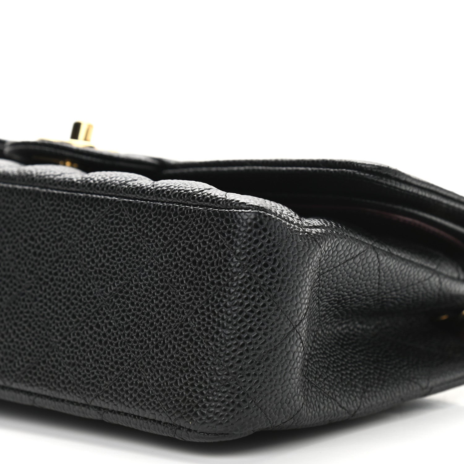 Chanel Caviar Quilted Medium Double Flap Black 2 of 9