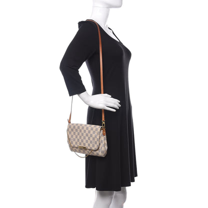 Louis Vuitton Damier Azur Favorite MM 2 of 15