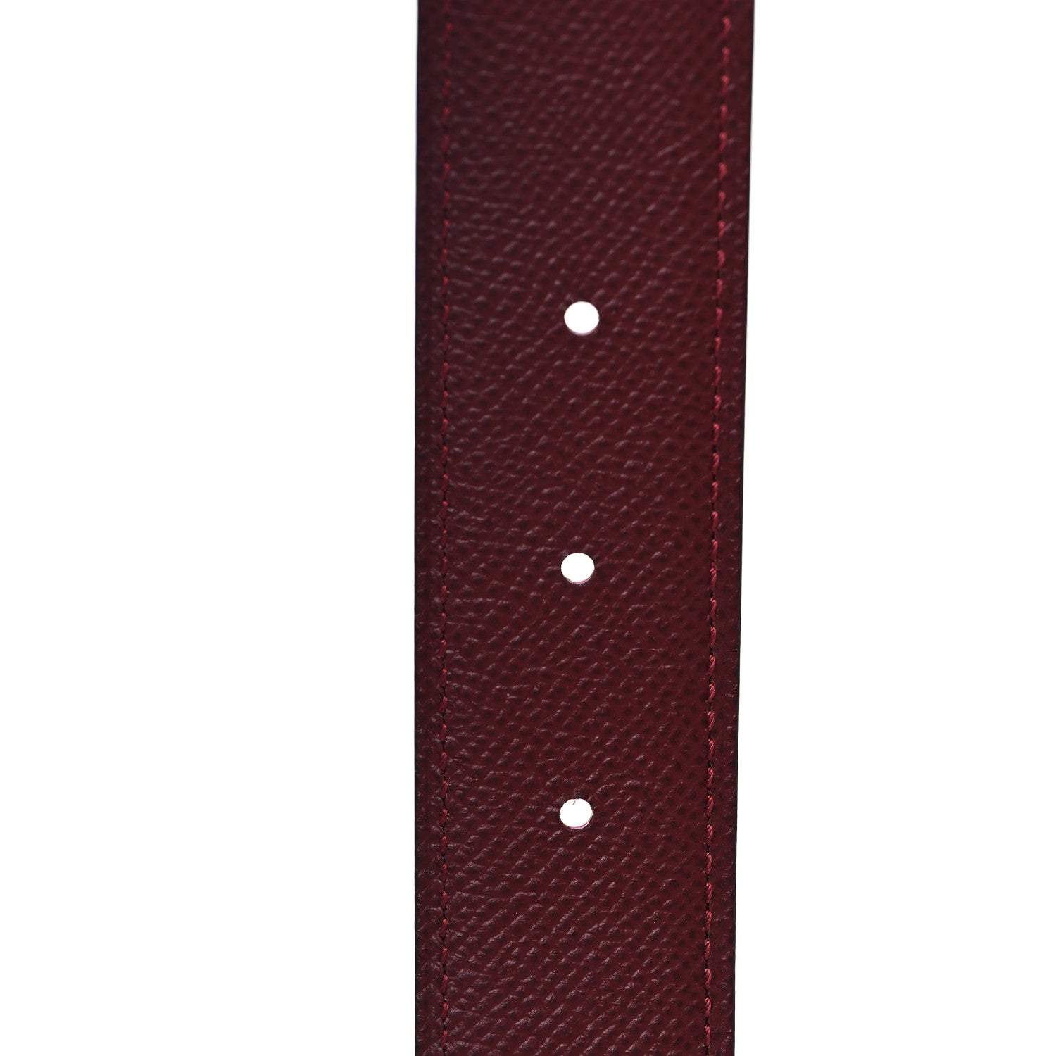 Hermes Epsom 32mm H Belt 85 Rose Mexico Rouge H 3 of 5