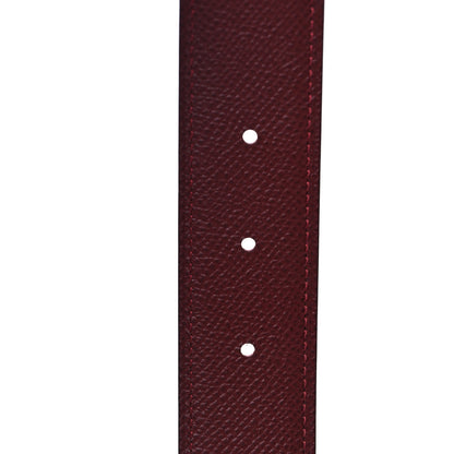 Hermes Epsom 32mm H Belt 85 Rose Mexico Rouge H 3 of 5