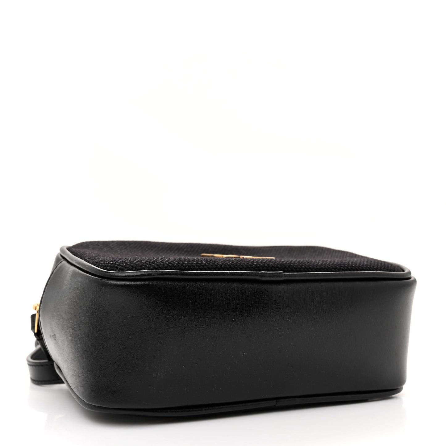 Calfskin Canvas Monogram Lou Belt Bag Black