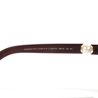 Chanel CC Pearl Sunglasses 5132-H-A Purple 5 of 7