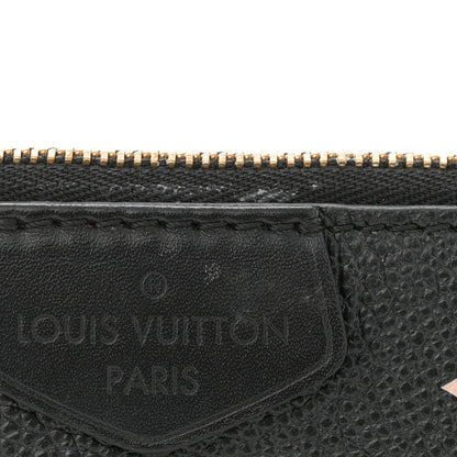 Louis Vuitton Empreinte Monogram Giant Multi Pochette Accessories Large Pochette Black Beige 8 of 10