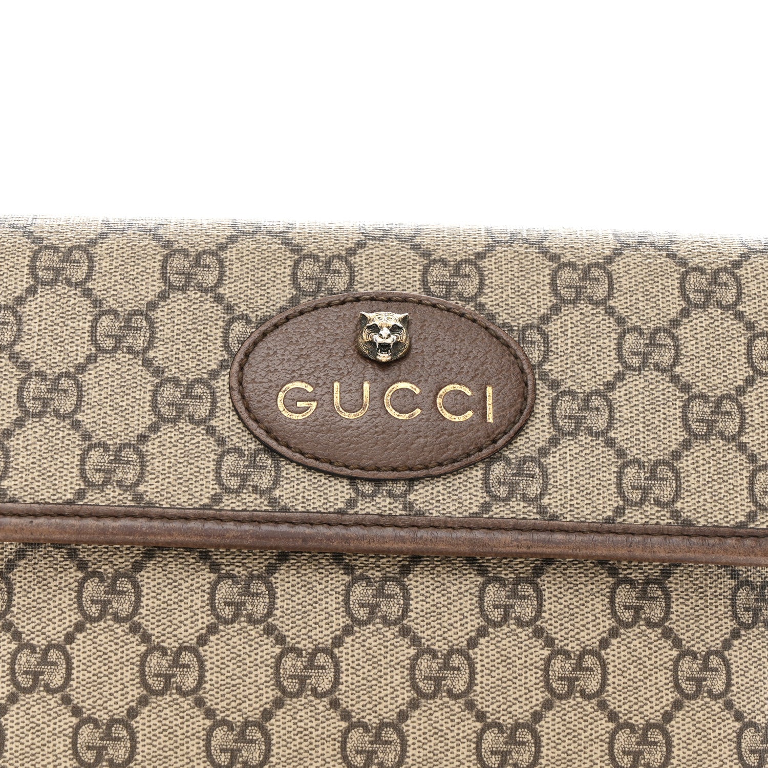 Gucci GG Supreme Monogram Neo Vintage Web Belt Bag Brown 8 of 11