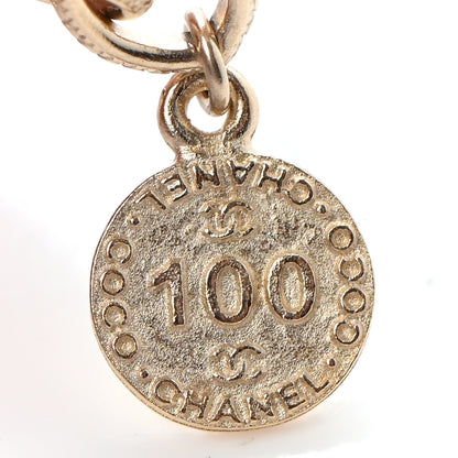Chanel Pearl CC 100th Anniversary Necklace Light Gold 5 of 7