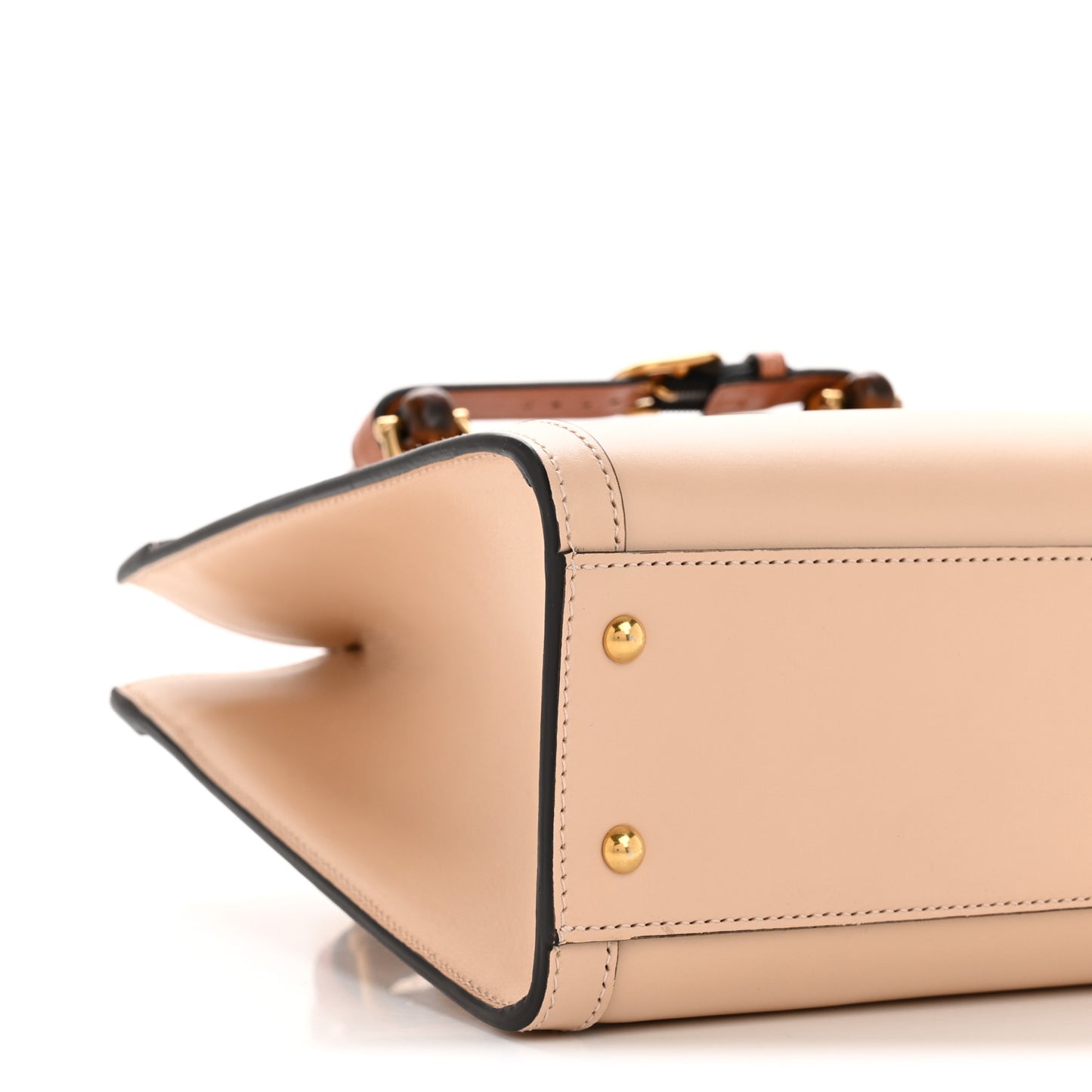 Calfskin Gucci Embossed Small Diana Tote Bag Pink