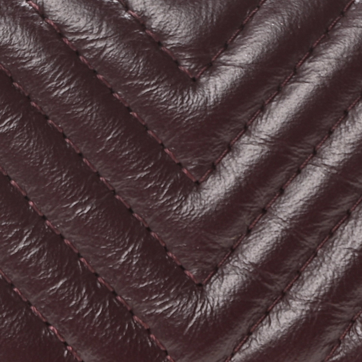 Chanel Aged Calfskin Chevron Quilted 2.55 Reissue Flap Wallet Burgundy 8 of 10