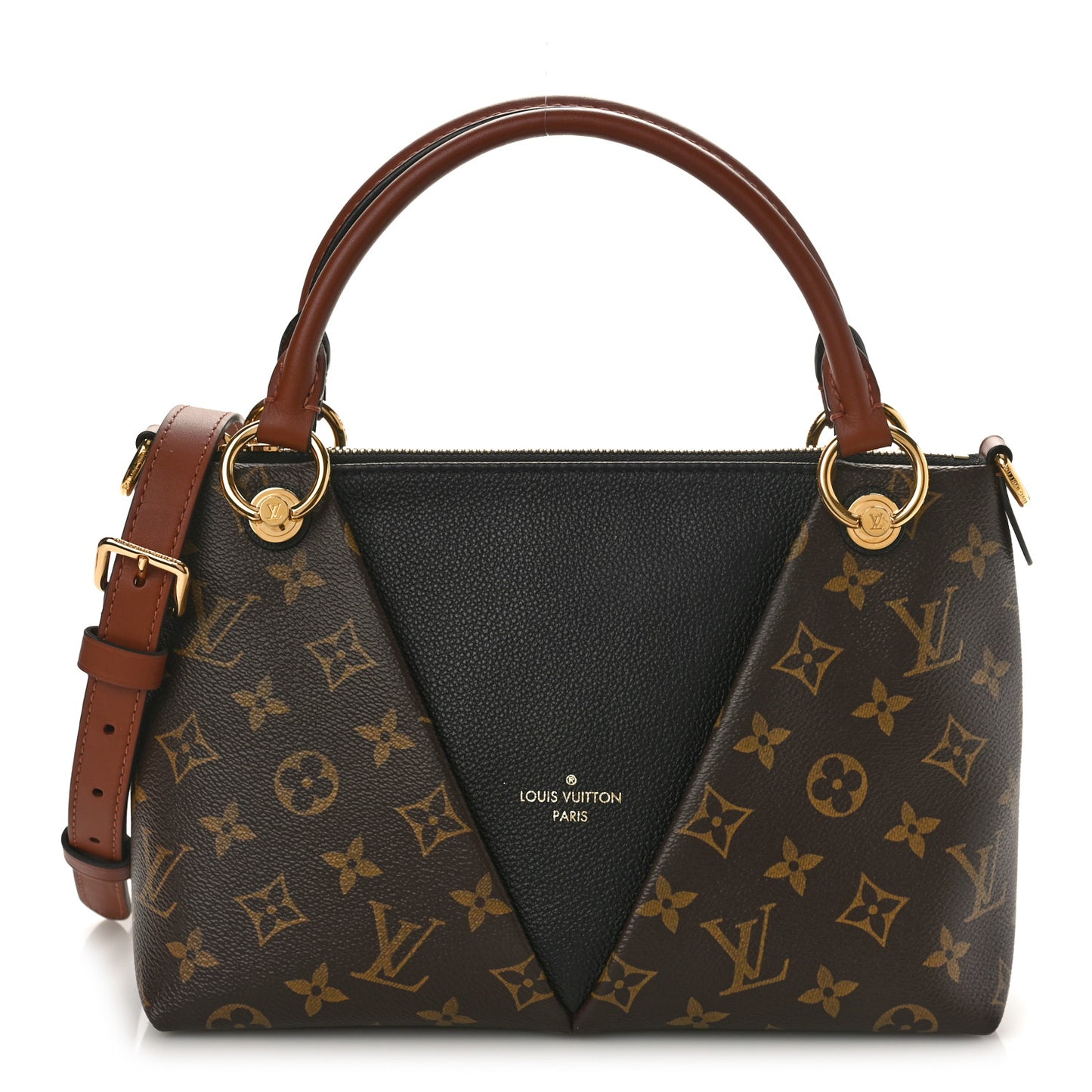 Monogram V Tote MM Black