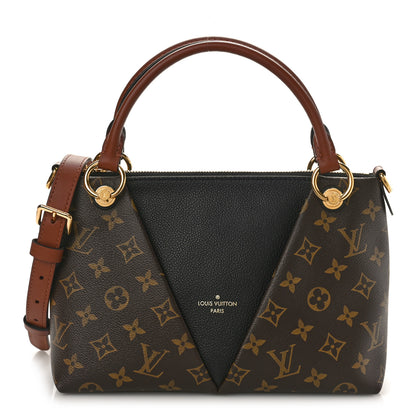 Louis Vuitton Monogram V Tote MM Black 1 of 8