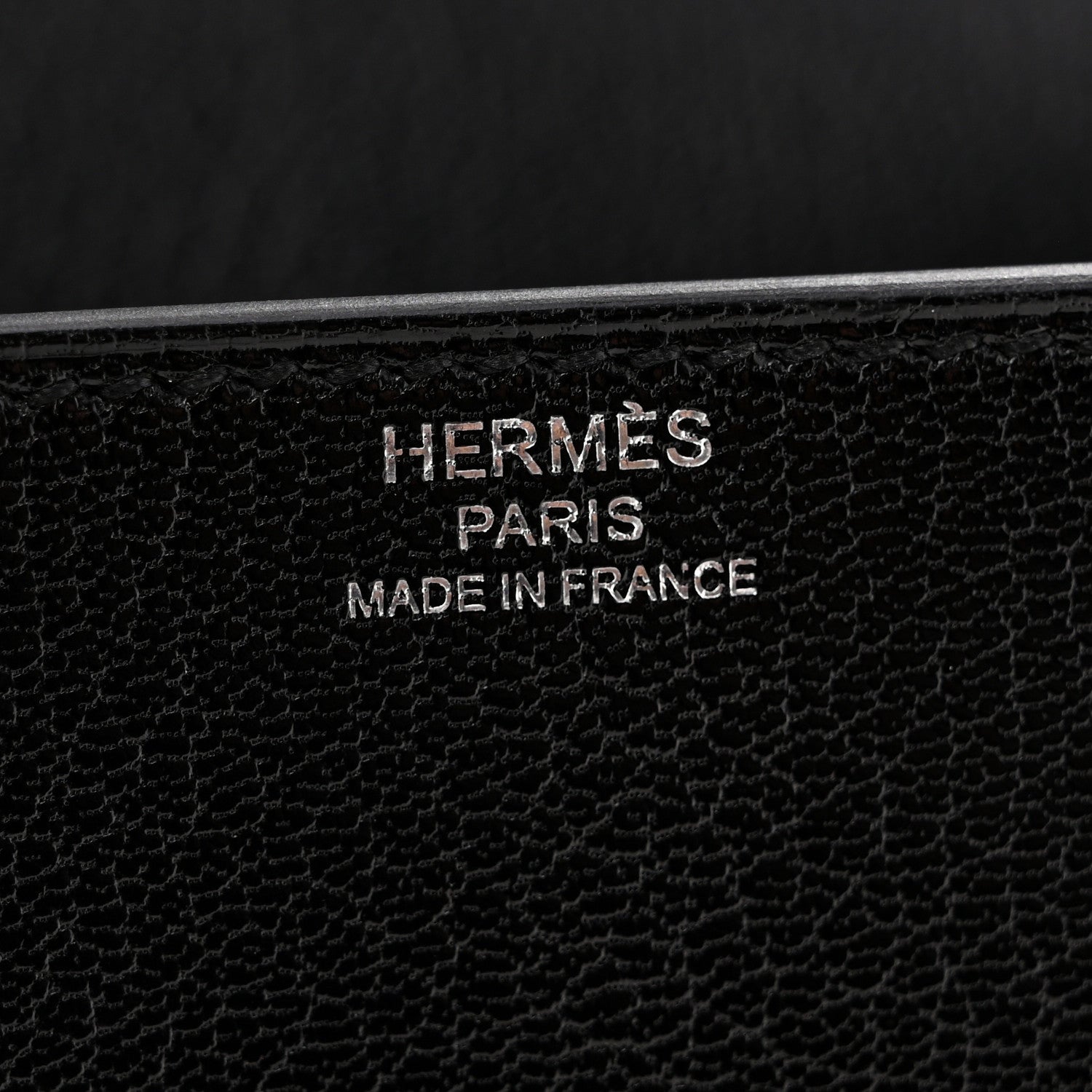 Hermes Chevre Chamkila Cinhetic Boxy Top Handle Bag Black 5 of 11