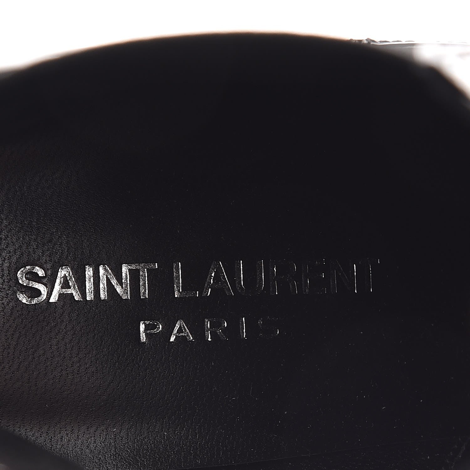 Saint Laurent Patent Opyum Booties 38 Black 7 of 7