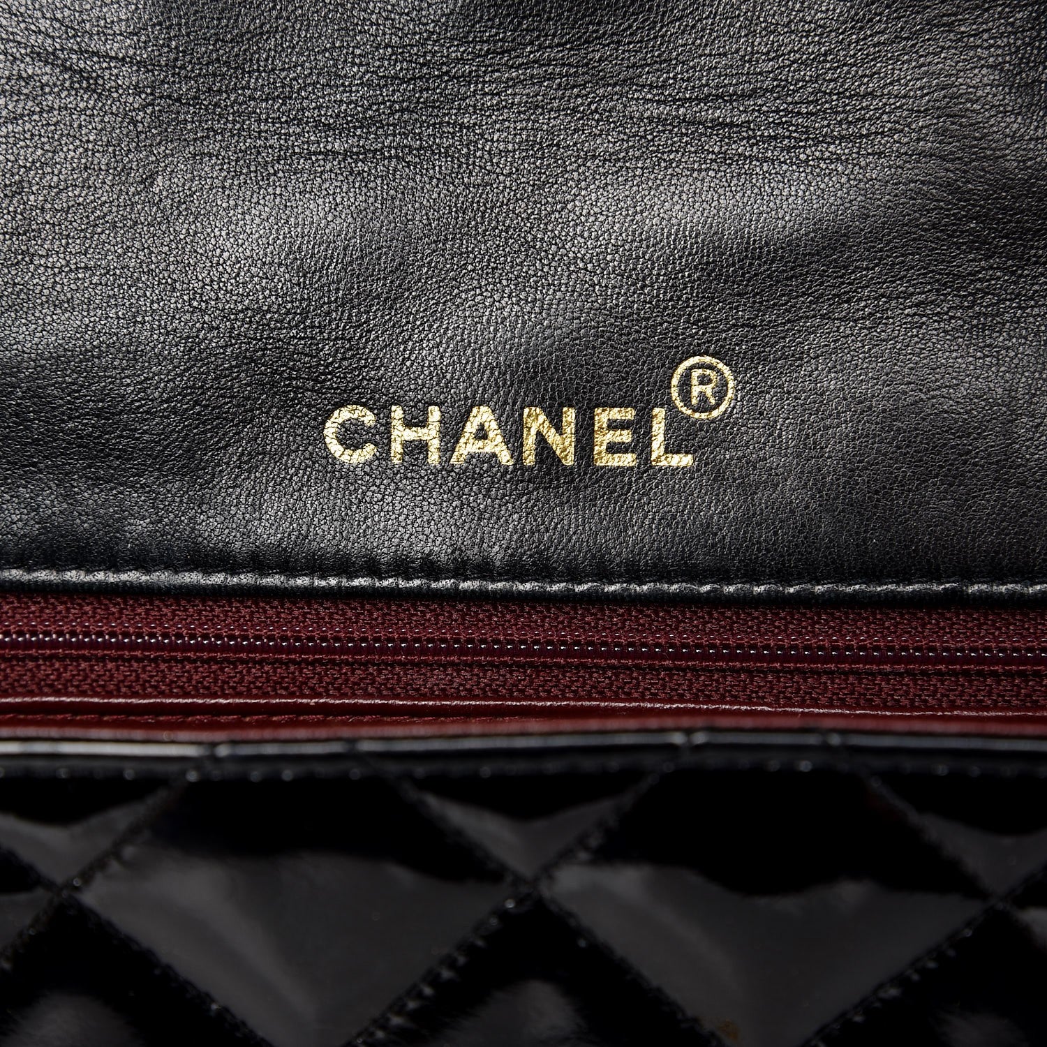 Chanel Patent Quilted Medium Single Flap Bag Black 6 of 13