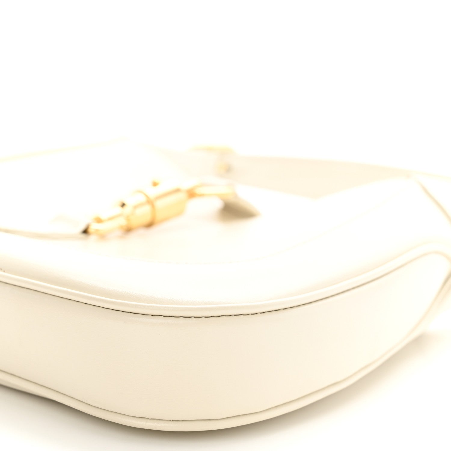 Gucci Boarded Dyana Lux Calfskin Small Jackie 1961 Hobo Mystic White 10 of 13