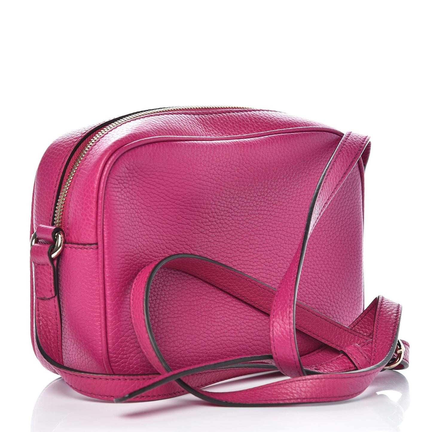Cellarius Calfskin Small Soho Disco Bag Bright Bouganville
