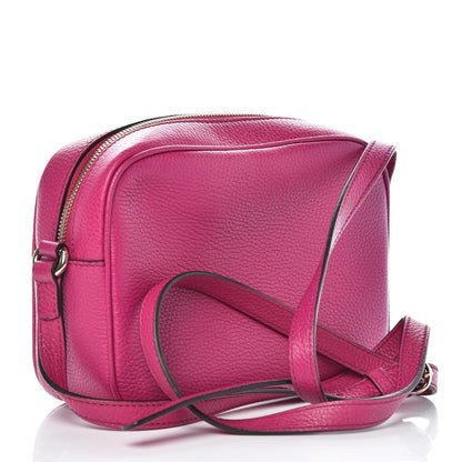 Gucci Cellarius Calfskin Small Soho Disco Bag Bright Bouganville 3 of 7