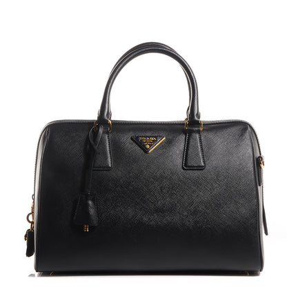 Prada Saffiano Lux Bowler Black 1 of 11