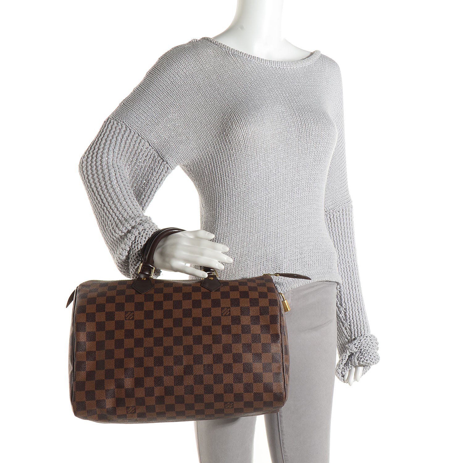 Louis Vuitton Damier Ebene Speedy 35 2 of 7