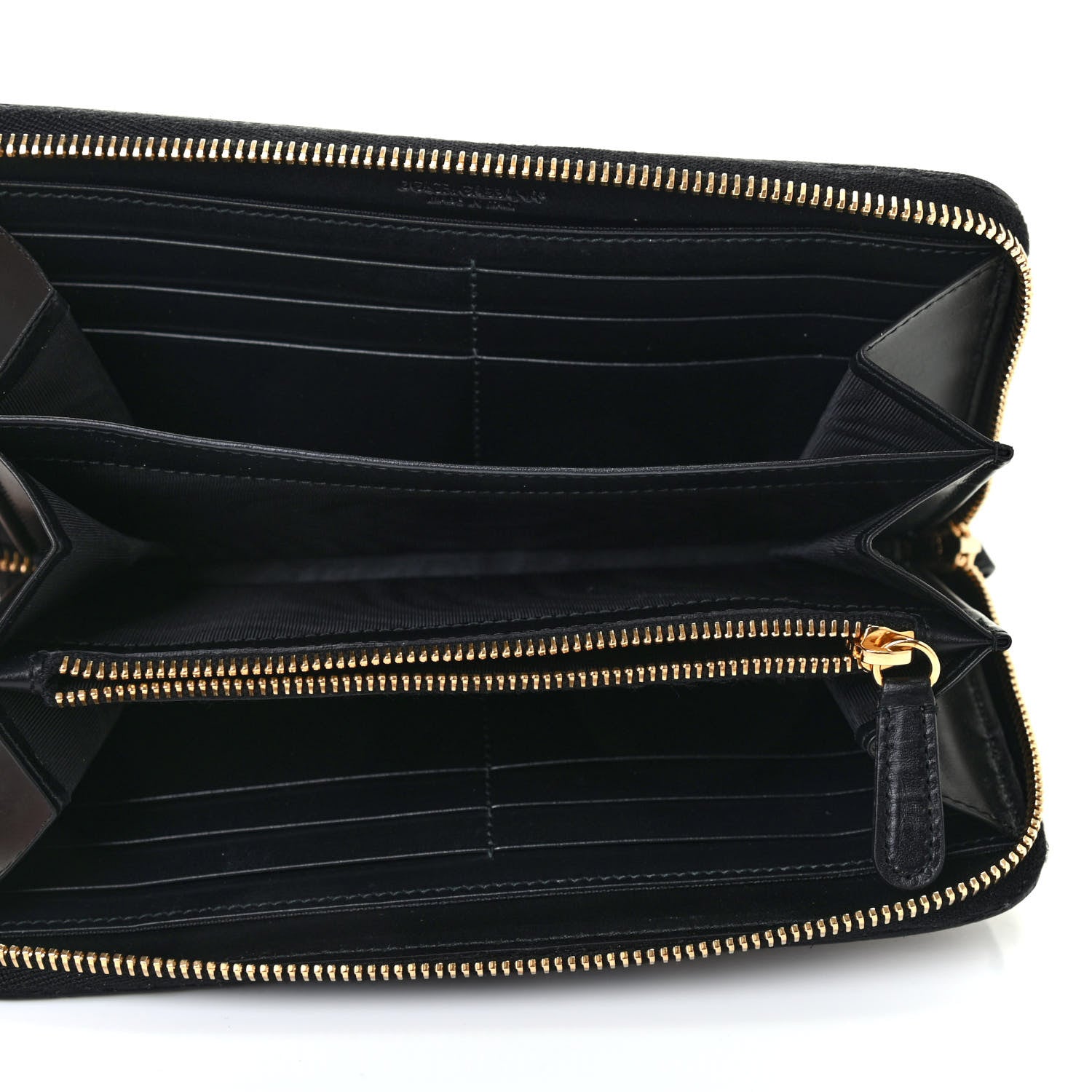 Dolce & Gabbana Dauphine Leopard Print Zip Around Wallet 5 of 6