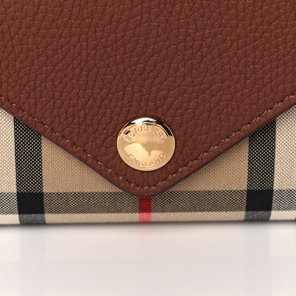 Burberry Vintage Check Grainy Calfskin Hanna Crossbody Tan 9 of 9