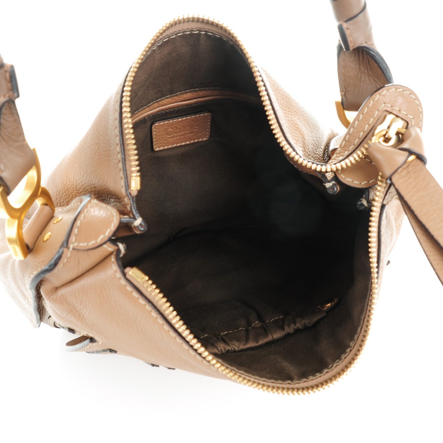 Calfskin Medium Marcie Hobo Nut
