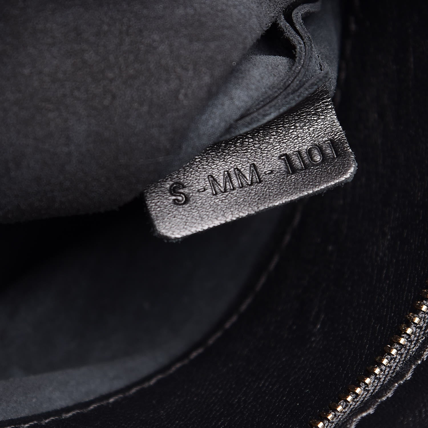 Celine Lambskin Crocodile Embossed Vertical Cabas Black 9 of 14