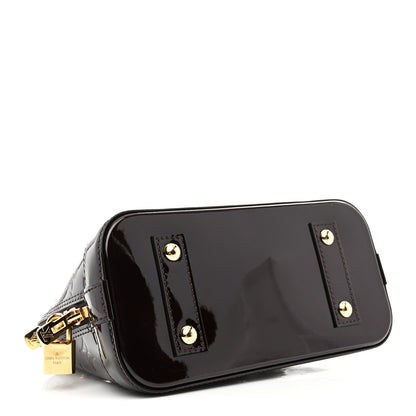 Louis Vuitton Vernis Alma BB Amarante 4 of 10